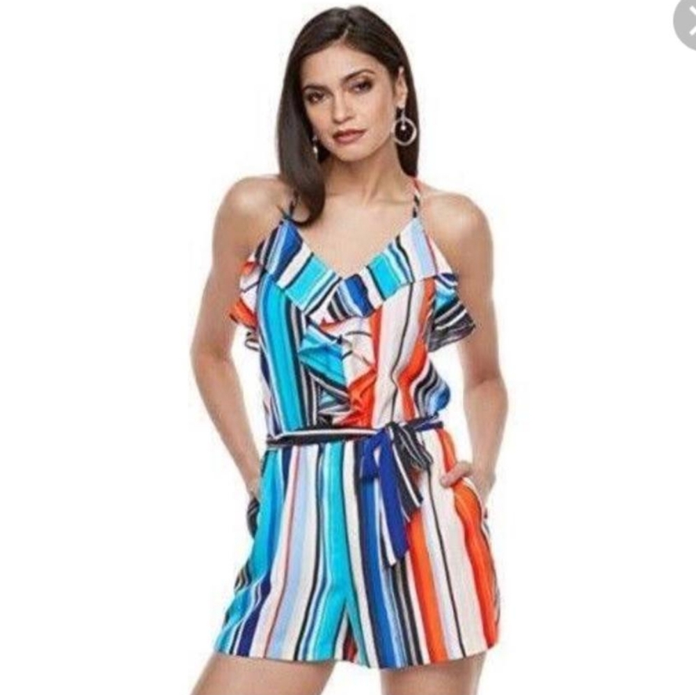 JENNIFER LOPEZ PARADISE PALM ROMPER